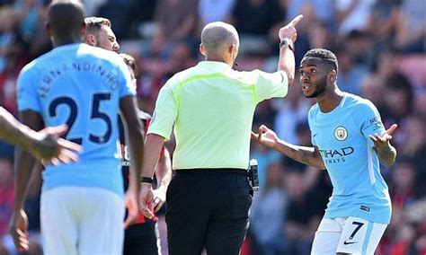 Pep Guardiola Questions Raheem Sterling Red Card Red Card Manchester City Football Club