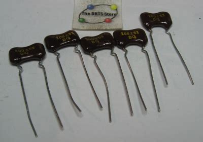 Silver Mica Capacitor Pf V General Instrument Dipped Nos Qty