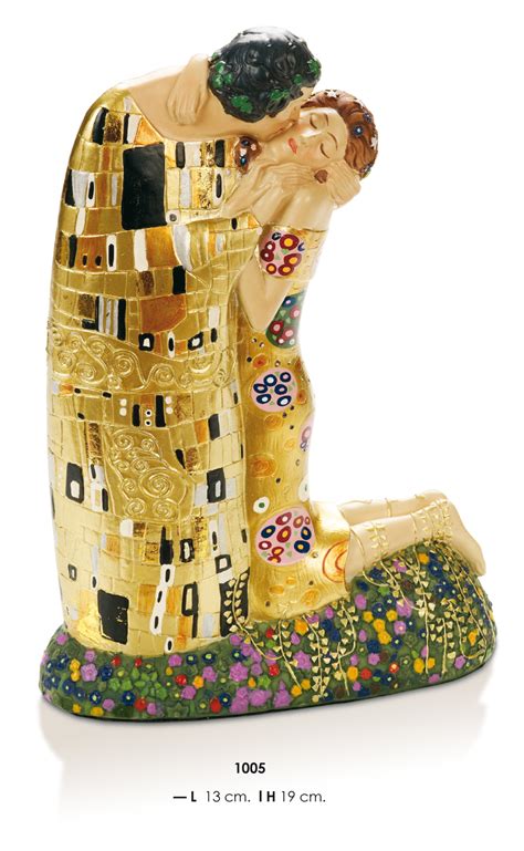 Acheter Moyen Klimt Statue Le Baiser Resine Online