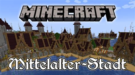 Hafenanlage Mittelalter Stadt In Minecraft Youtube