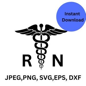 Set Of Medical Svg Symbol Caduceus Svg Rn Svg Doctor Svg Nurse