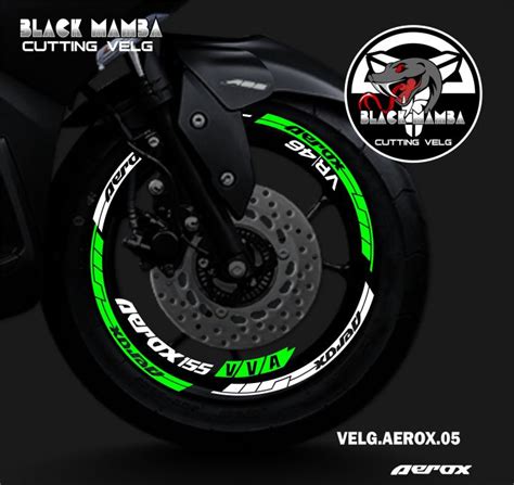 Cod Cutting Sticker Velg Aerox Stiker Lis List Variasi Ban Velg