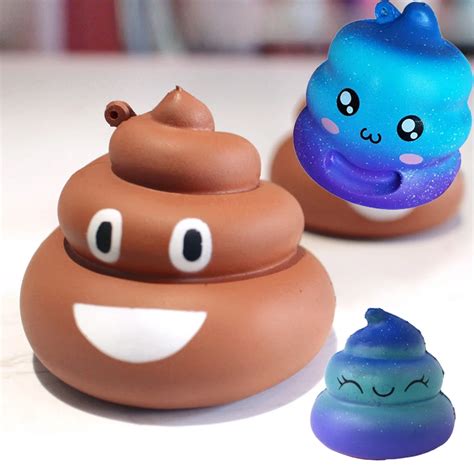 Mini 87cm Funny Galaxy Poo Squishy Slow Rising Toys Cute Cartoon