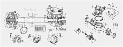 Камаз 65115 средний редуктор схема - фото