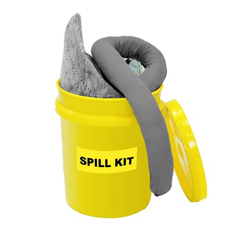 Grab & Go 5 Gallon Bucket Universal Spill Kit - Spilfyter 455304