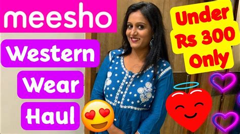 Meesho Western Wear Haul Under Partywear Collection Huge