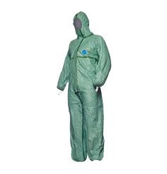 Tyvek 600 Plus Green Dupont Suit Full Chemical Protection