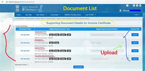 Westbengal E-district Income Certificate | BDO Income Certificate Apply Online - Makaut Mentor