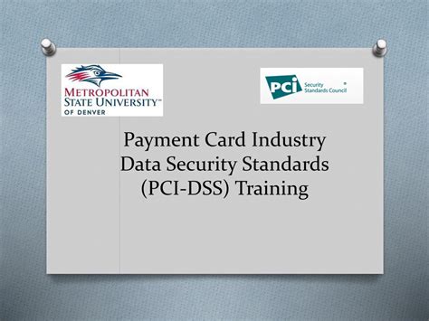 Ppt Payment Card Industry Data Security Standards Pci Dss Training