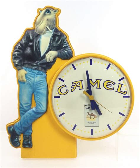 Lot Vintage Camel Cigarettes Advertising Wall Clock