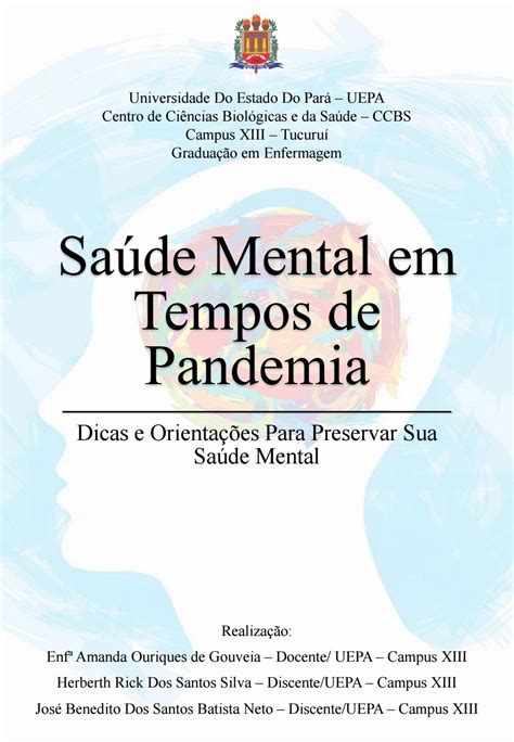 Cartilha Saúde Mental em Tempos de Pandemia by Universidade do Estado