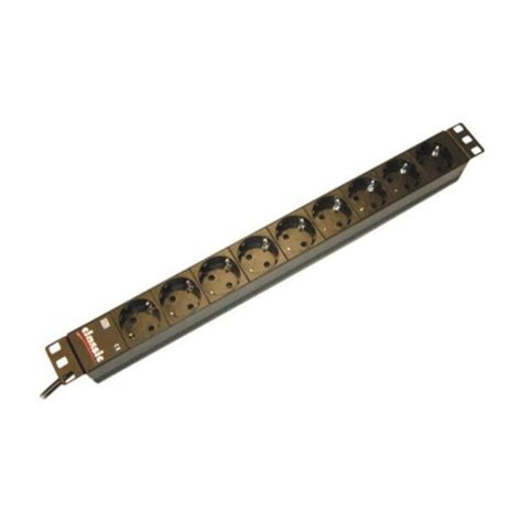 Barrette De Prises Bachmann 19 Alu 1u 8 Voies 35 Noir 20 M Avec