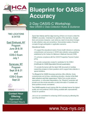 Fillable Online Hca Nys Blueprint For OASIS Accuracy Registration Form