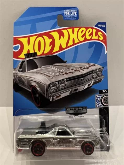 Hot Wheels Zamac Rod Squad Chevy El Camino Chrome Moul Sous