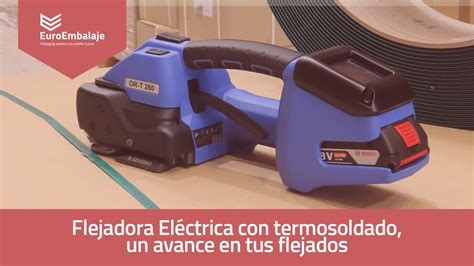 Flejadora Eléctrica con termosoldado un avance en tus flejados YouTube