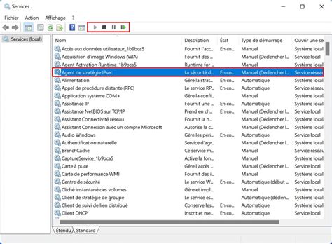 D Marrer Arr Ter Ou D Sactiver Un Service Windows