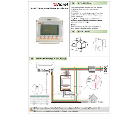 Acrel Acr R D Te Pv Solar Inverter Energy Meter Phase Solar