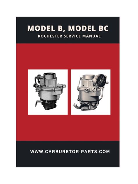 Rochester B Manual | PDF | Carburetor | Throttle