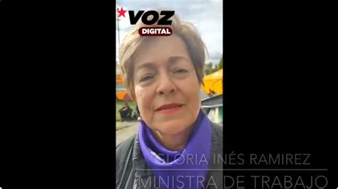 Gloria Inés Ramírez Ministra Del Trabajo Partido Comunista Colombiano