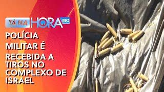 Pol Cia Militar Recebida A Tiros No Complexo De Israel Sbt V Deos