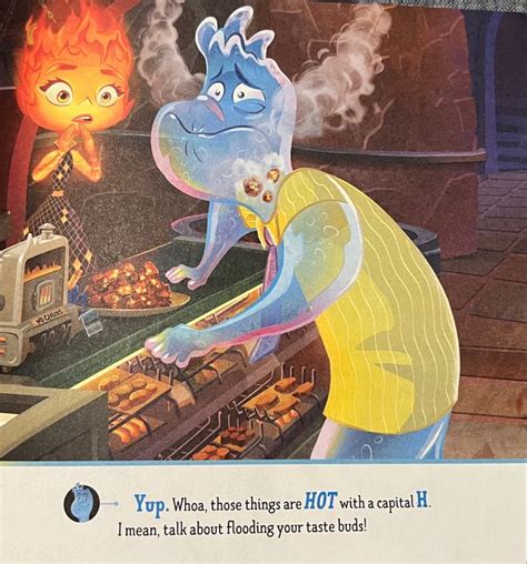 An Image Of A Cartoon Character Cooking Food On The Grill With Fire