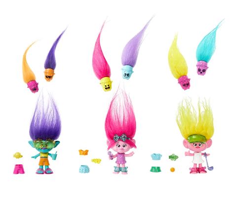 Trolls Nouvelle Tourn E Poup E Pops Cheveux Assorties Poup Es