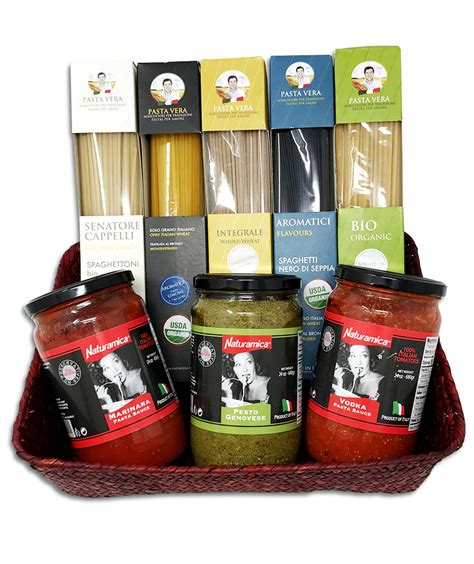 Italian Pasta & Sauce Gift Basket - Artisanal Italian Foods