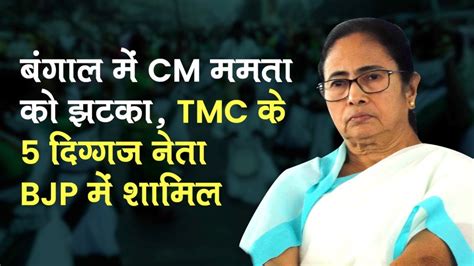 West Bengal Assembly Elections 2021 5 Tmc Mlas Join Bjp Meet Amit