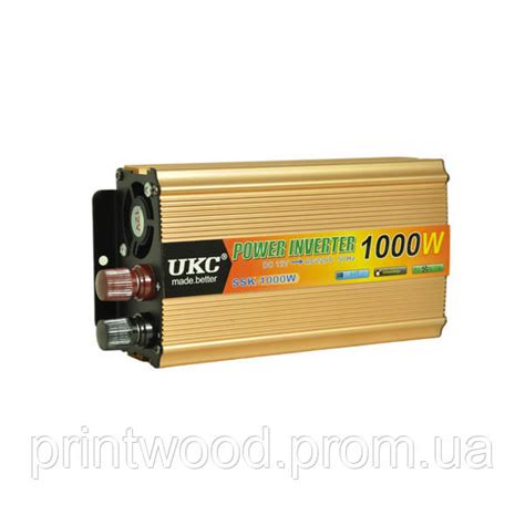 Преобразователь Напряжения Автомобильный Инвертор Ukc Ssk 1000w Acdc 12v 220v М950034