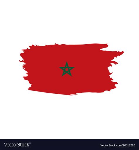 Morocco flag Royalty Free Vector Image - VectorStock