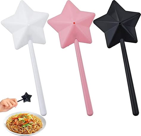 3 Pack Wand Salt And Pepper Shakers Star Wand Salt And