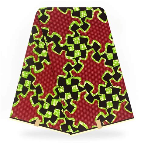 Red Kitenge Fabric Africantextile Holland Fabric African Clothings