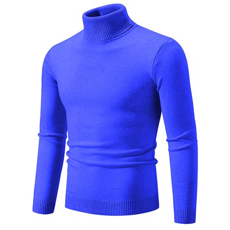 Big And Tall Mens Sweaters M 5xl Trendy Slim Fit Turtleneck Long Sleeve