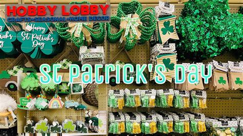 Hobby Lobby St Patricks Day Decors 🍀 2023 🍀 March 17 Youtube