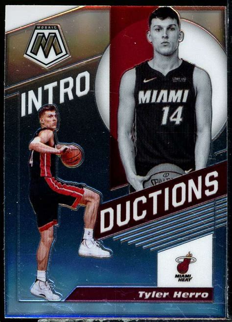 Tyler Herro Rookie Card 2019 20 Panini Mosaic Introduction 2 EBay