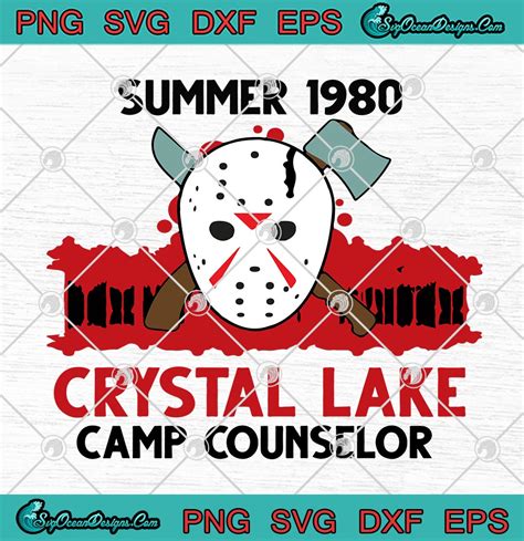 Friday The 13th Jason Voorhees Summer 1980 Crystal Lake Camp Counselor ...