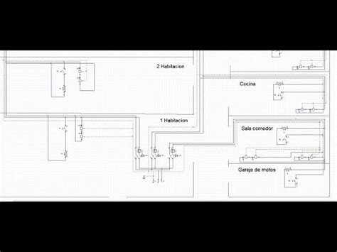 Simulación en CADe Simu de una conexión eléctrica domiciliaria