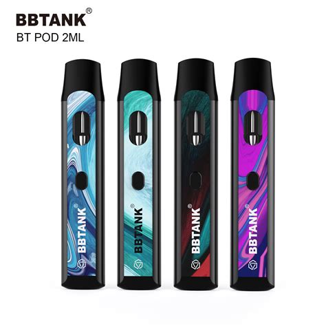 2ml Disposable Vape Bbtank 1ml Button Preheat Empty Vape Recharge