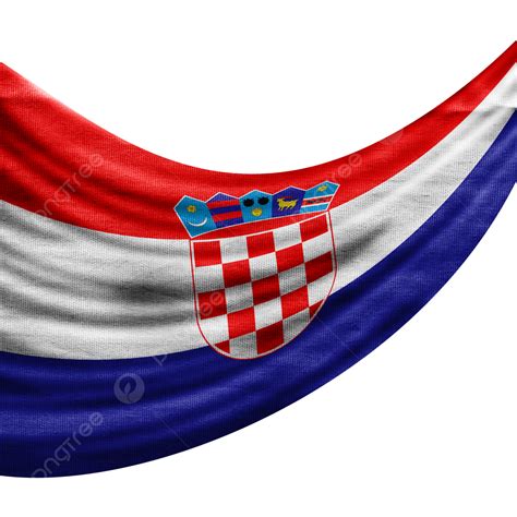 Croatia Flag Waving With Texture Croatia Flag Ribbon Png Transparent