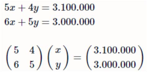 Persamaan Matriks Pengertian Materi Dan Contoh Soal Riset