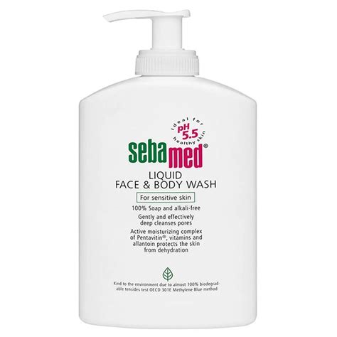 Sebamed Sensitive Skin Liquid Face And Body Wash Emulsja Do Mycia Twarzy I Ciała 1000ml Sklep