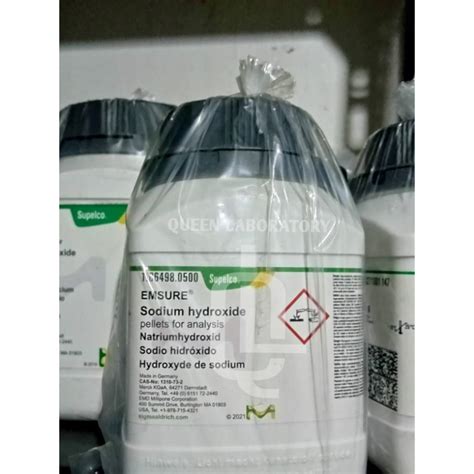 Jual Sodium Hydroxide Gr Natrium Hidroksida Naoh Merck