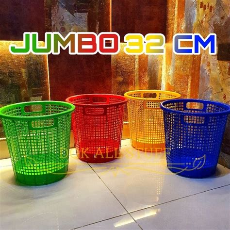 Jual Keranjang Tempat Tong Sampah Jaring Jaring Plastik Diameter Cm