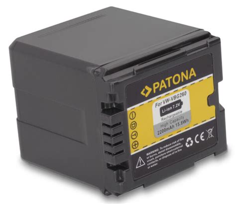 Batteria Panasonic Vw Vbg Nuova Versione Aggiornata Pianetabatterie