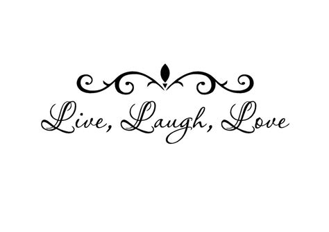 Quotes ART DECAL SINGAPORE Live Laugh Love Stencil Wood Stencils