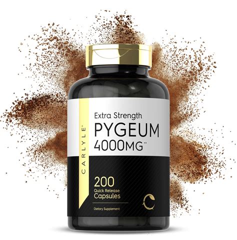 Pygeum Africanum Bark Mg Capsules High Potency Extract By