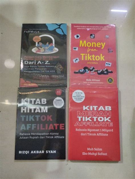 Paket Buku Tiktok Kitab Merah Tiktok Kitab Hitam Tiktok Money From