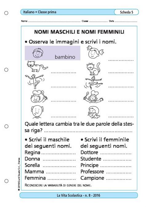 Nomi Maschili E Femminili Worksheet Live Worksheets 60 OFF