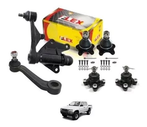 Braço Auxiliar Pitman Kit Pivos Hilux 2 8 4x4 97 98 99 Frete grátis