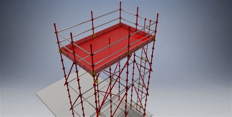 3d Quickstage Birdcage Scaffolding Cgtrader